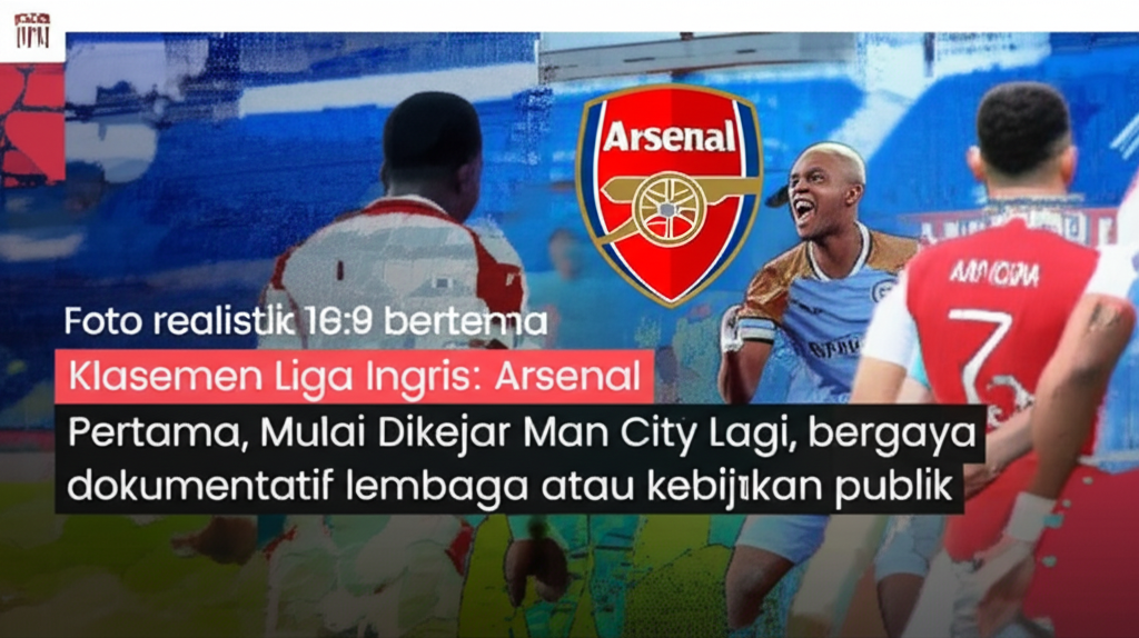 Klasemen Liga Inggris: Arsenal Pertama, Dikejar Man City Lagi