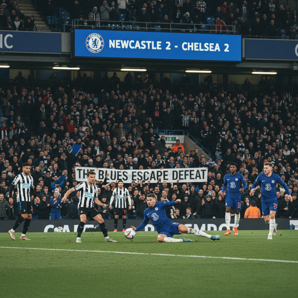 Analisis Hasil Newcastle vs Chelsea: The Blues Amankan Imbangan 2-2